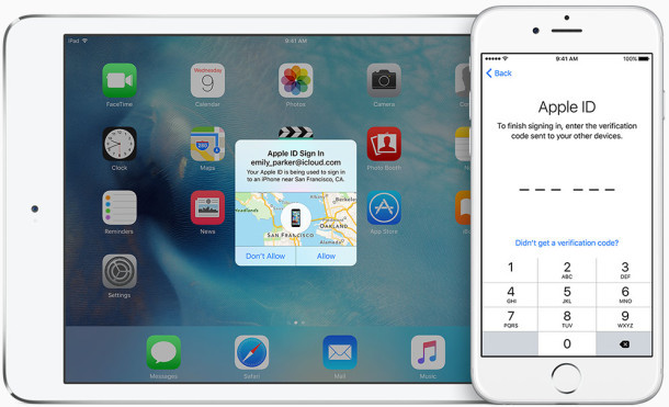 Sei codici passcode in iOS 9 e più sicurezza