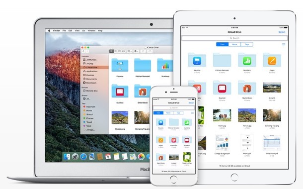 iCloud Drive offre l'accesso ai file in iOS