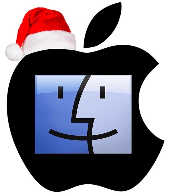 Apple logo Babbo cappello felice Mac