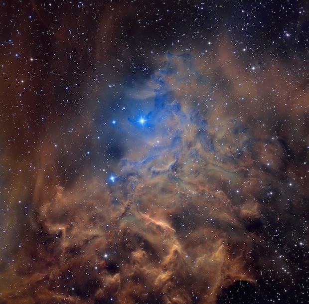 Nebulosa a stella fiammeggiante