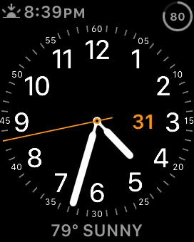 Quadrante dell'orologio Apple Watch