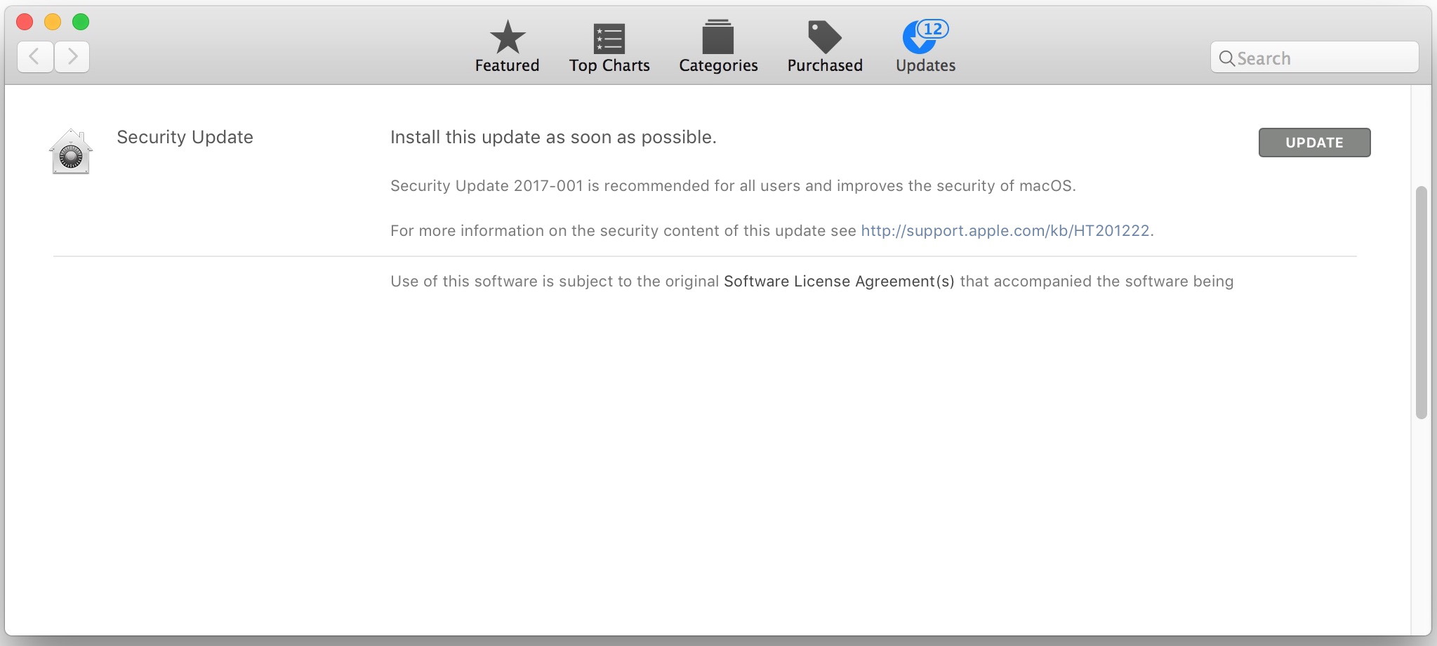 Aggiornamento della sicurezza per macOS High Sierra corregge il bug di login della password di root