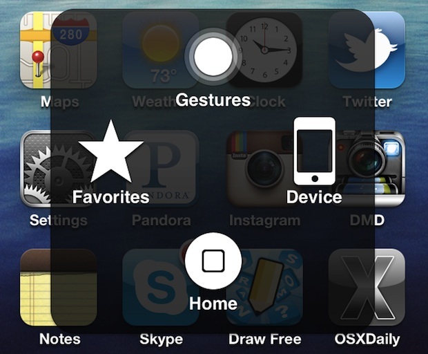 Abilita un pulsante Home software in iOS se il pulsante Home è interrotto