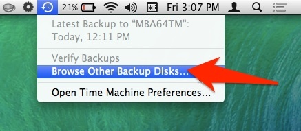 Sfoglia i dischi di backup aggiuntivi