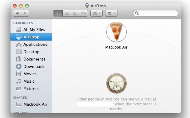 Abilita AirDrop su Mac non supportati che eseguono OS X 10.7