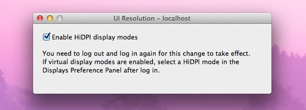 Abilita risoluzioni HiDPI in OS X Lion