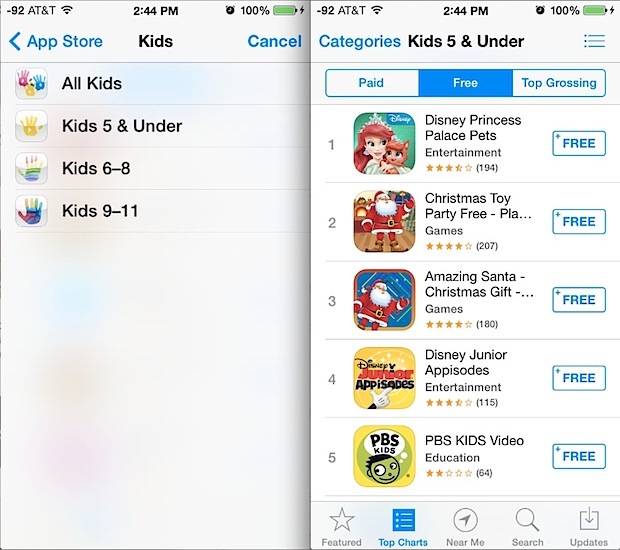 App per bambini gratuite nell'App Store