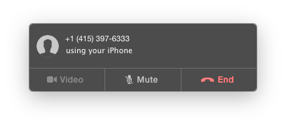 Chiama un numero di telefono da Mac OS X.