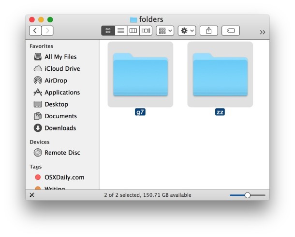 / var / folders cache temporanee in OS X