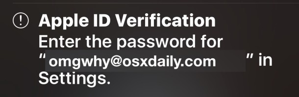 Richiesta di avviso di verifica password ID Apple