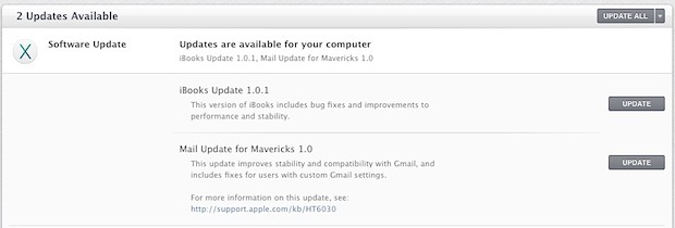 Aggiornamento Mail per Mavericks risolve problemi di compatibilità