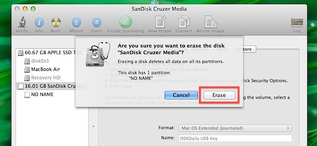 Formatta un'unità USB per l'utilizzo su un Mac