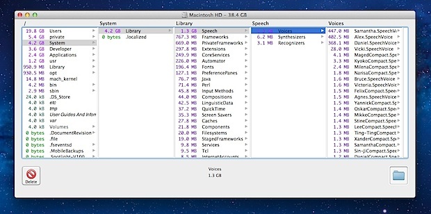 OmniDiskSweeper rende facile trovare grandi file