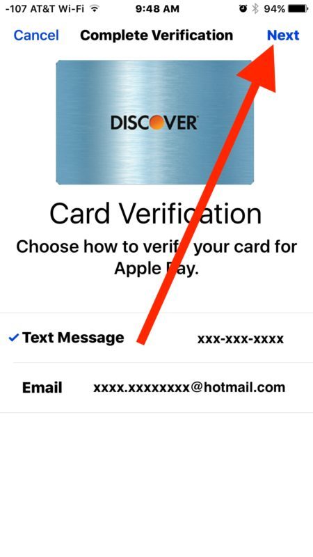 Aggiungi nuove carte ad Apple Pay