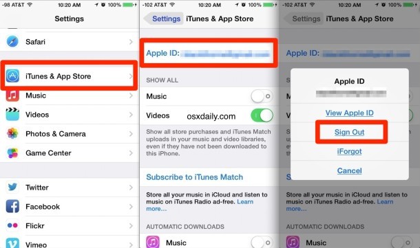 Come modificare un ID Apple in iOS