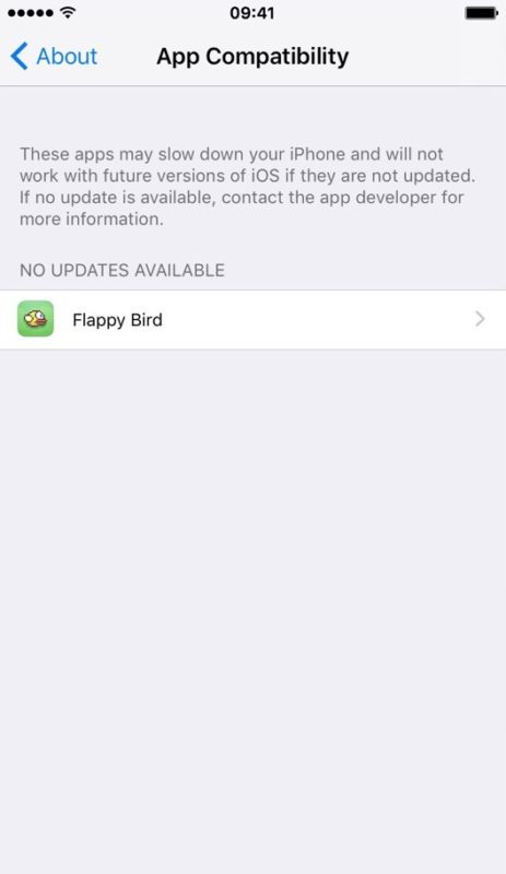 Trova app a 32 bit su iPhone e iPad con App Compatibility in iOS
