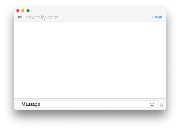 Trascrizione della chat cancellata nell'app Messaggi Mac, svuotamento della conversazione dei messaggi