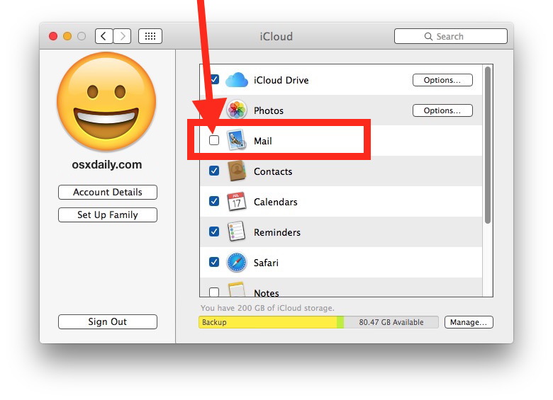 Crea un nuovo indirizzo email iCloud da Mac