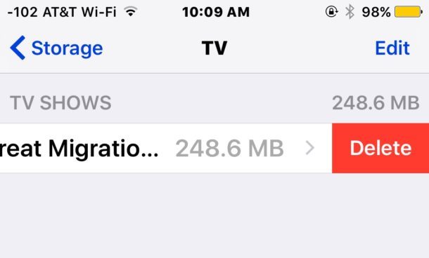 Eliminazione di film dalla TVapp in iOS