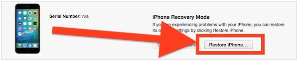 Eseguire il downgrade di iOS 9 su iOS 8.4.1