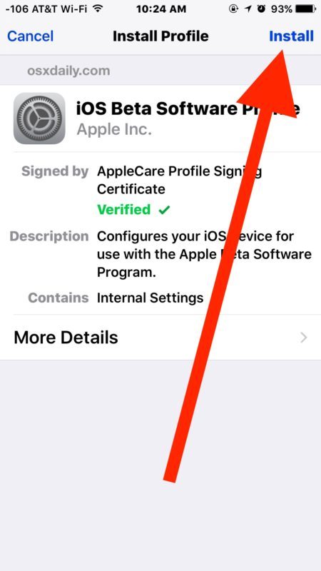 Installa iOS 10 pubblica beta e scarica