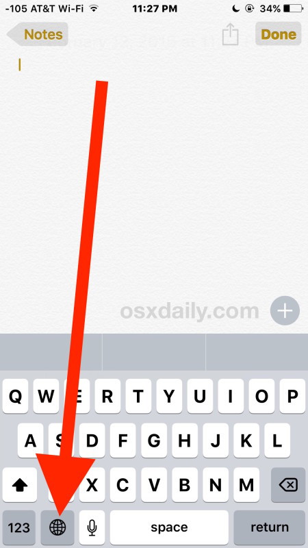 Accedi alla tastiera delle emoticon in iOS