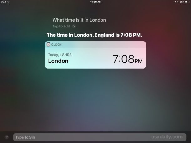 Scrivi a Siri rispondendo con un comando su iOS