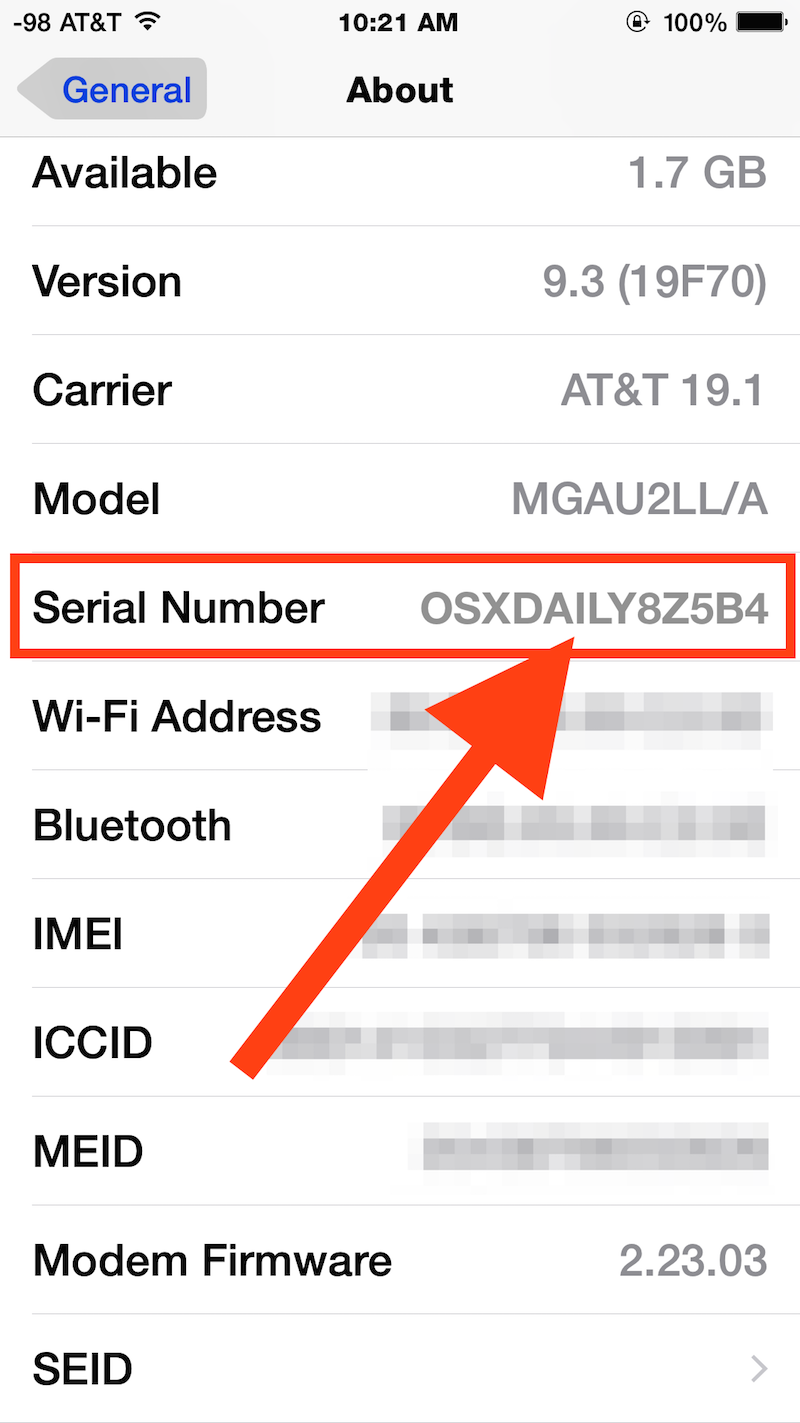 How To Find Serial Number On Iphone 11 Pro