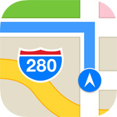 Icona di Maps in iOS