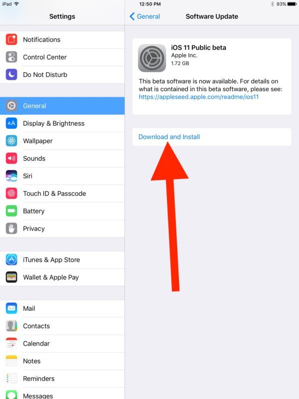 Scarica e installa il profilo beta di iOS 11