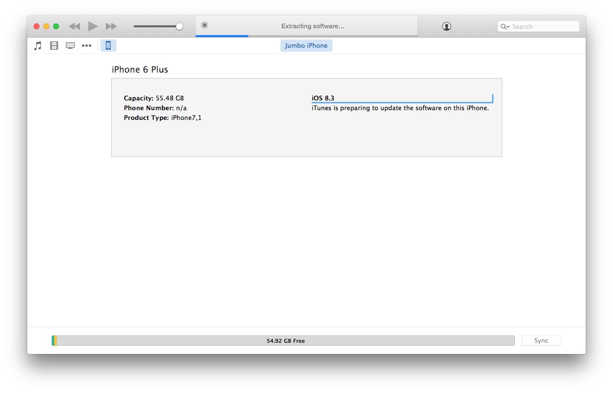Aggiornamento a iOS 9 con firmware IPSW in iTunes