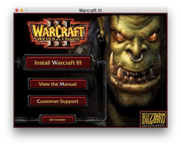 Installa Warcraft 3 su Mac