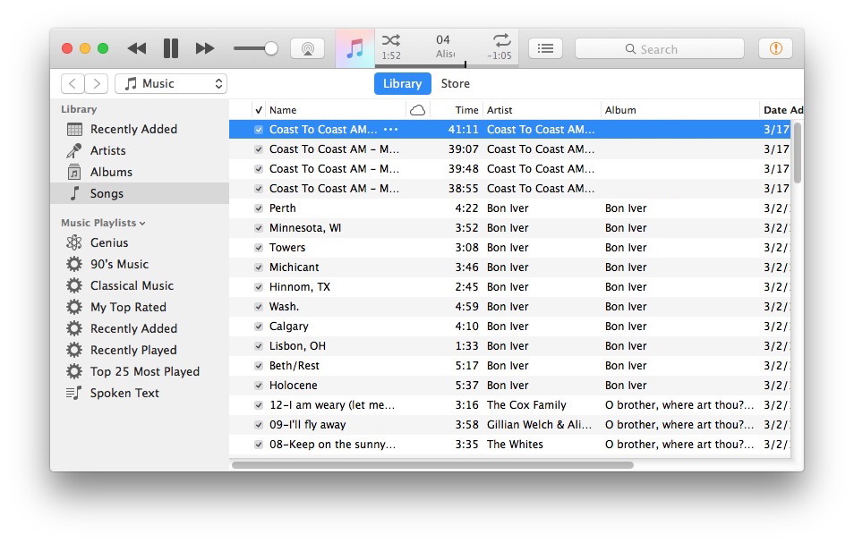 Ascolta l'audio in iTunes senza aggiungere alla libreria di iTunes