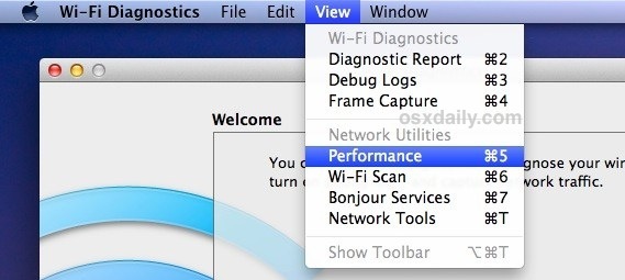 Strumenti Wi-Fi Mac OS X