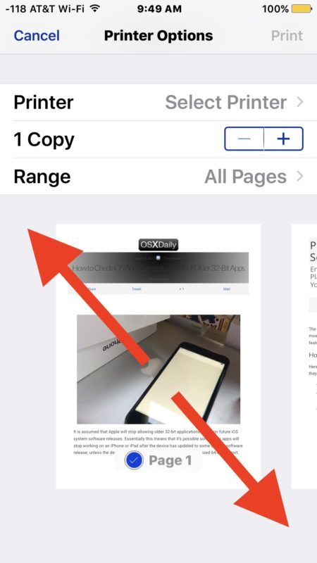 Salva come PDF da iPhone o iPad con un gesto di pizzico diffuso