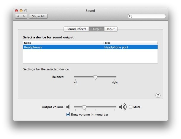 Livello del volume specifico per cuffie su Mac