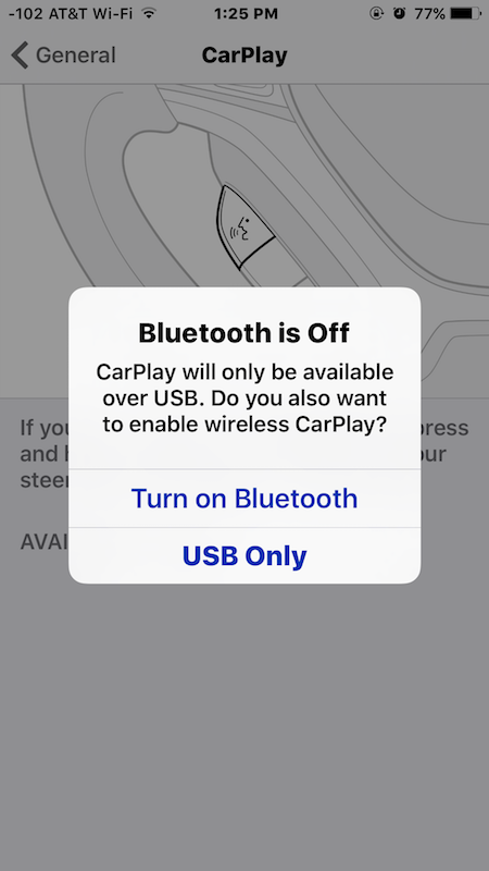 Impostazione di CarPlay