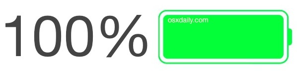 Mostra la percentuale della batteria rimanente su iPhone, iPad