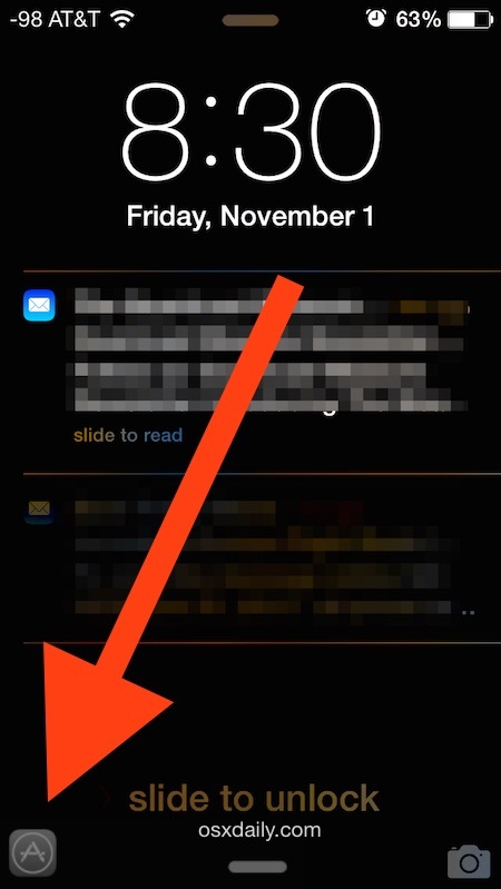 App consigliata sulla schermata di blocco di iPhone