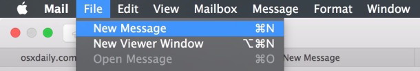 Crea nuove schede di posta aperta nell'app OS X Mail