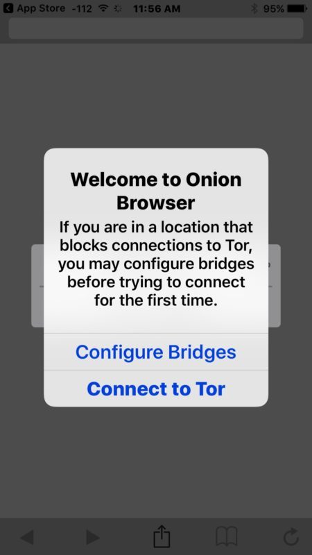 Connetti a TOR con Cipolla Browser su iPhone