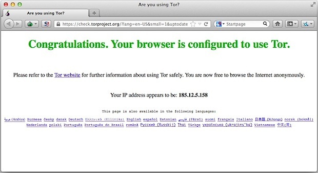 Tor Browser è una versione modificata di Firefox