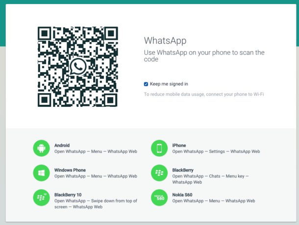 Scanner del codice QR WhatsApp