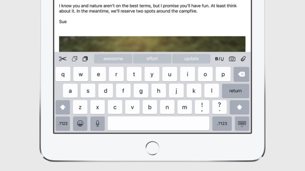 nuova tastiera in iOS 9