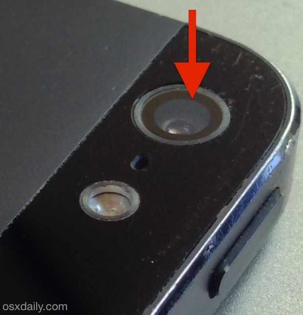 Fotocamera iPhone 5 non funzionante possibile correzione premendo