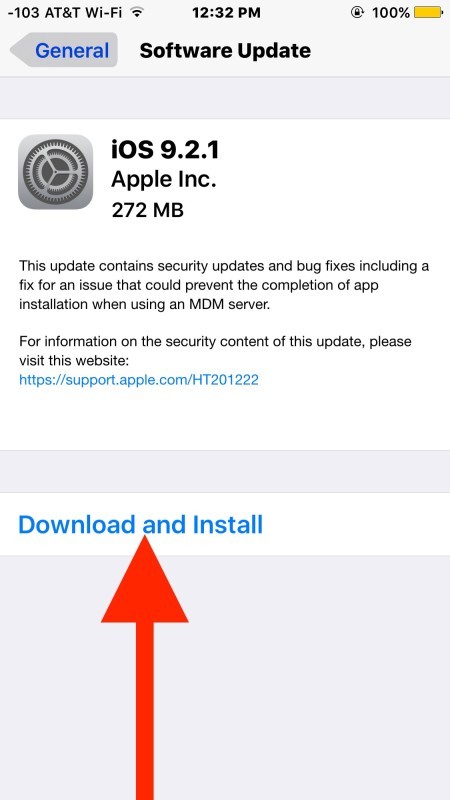 Scarica e installa l'ultimo aggiornamento del software iOS