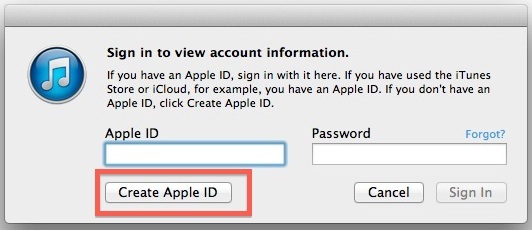 Crea un nuovo ID Apple
