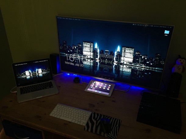 Display per MacBook Pro TV, illuminazione d'atmosfera a LED