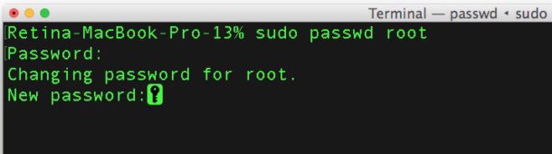 Arresta il login di root della password ma in macOS High Sierra dalla riga di comando