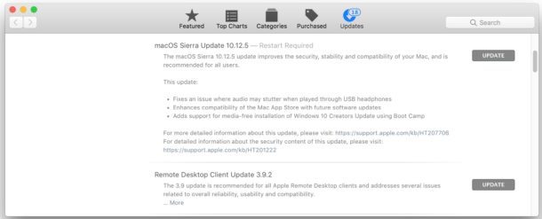 MacOS 10.12.5
